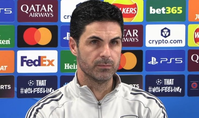 开云平台-阿尔特塔：萨利巴和廷贝尔有些小伤在身，他们无法出战凯拉特