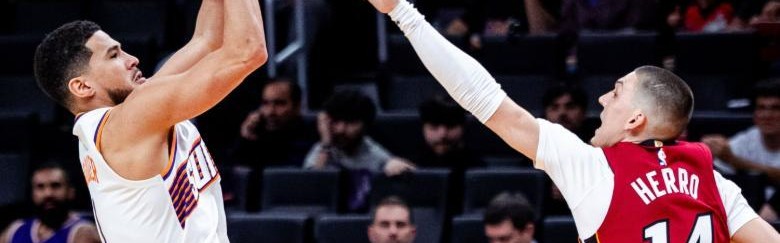 热火双星56分拯救希罗，布克24+9+9难救主，太阳无缘20分大逆转